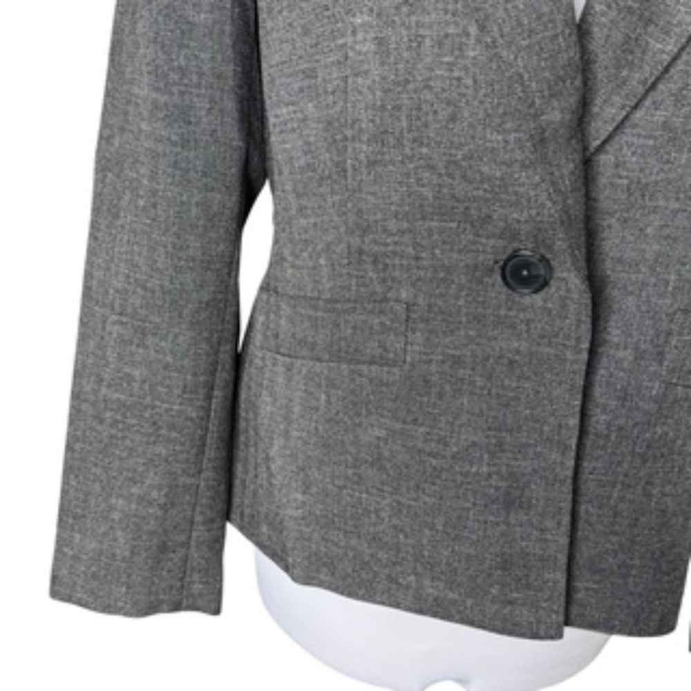 NWT Jones & Co Charcoal 2 pc Fully Lined Single Button Pantsuit Size 12 - Picture 7 of 15